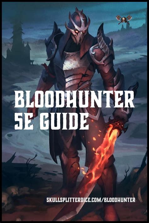 blood hunter 5e guide|The Ultimate Guide to the Blood Hunter Class In D&D 5e.